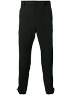 Lanvin Five Pocket Slim Trousers, Men's, Size: 50, Black, Virgin Wool/cotton/acetate/viscose
