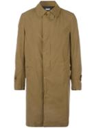 Kolor Single Breasted Coat, Men's, Size: 2, Green, Polyester/cotton/cupro/polyester