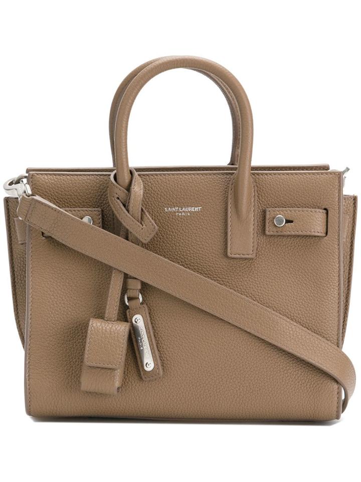 Saint Laurent Nano Sac De Jour Souple Tote - Brown