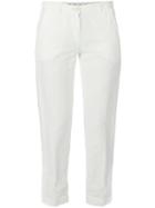 Massimo Alba Liza Trousers, Women's, Size: 38, White, Cotton/linen/flax