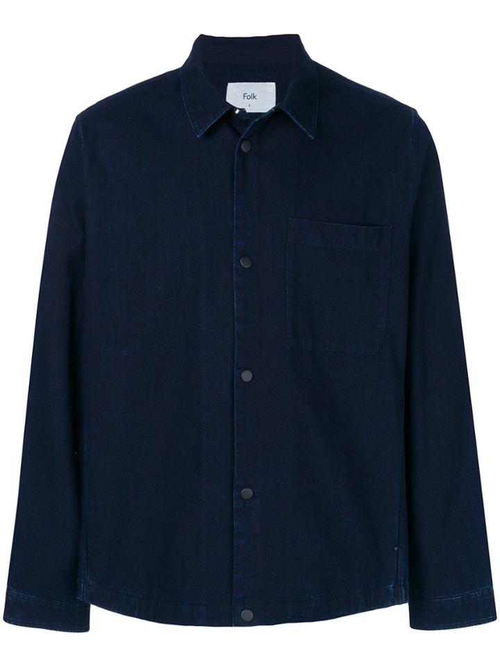 Folk Denim Orb Jacket - Blue