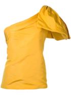 Bambah - Bow Top - Women - Silk - 12, Yellow/orange, Silk