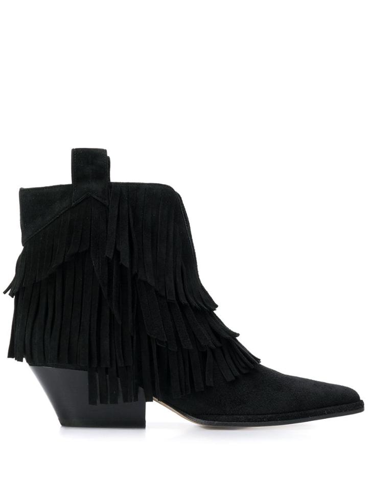 Sergio Rossi Sr Carla Boots - Black