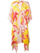 Emilio Pucci Gathered Pattern Dress - Pink