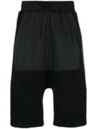 Lost & Found Rooms - Gathered Front Drop-crotch Shorts - Men - Cotton/polyester/wool - S, Black, Cotton/polyester/wool