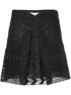 Giamba Inverted Pleat Skirt - Black