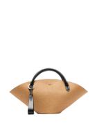 Jil Sander Small Sombrero Tote - Brown/ Black