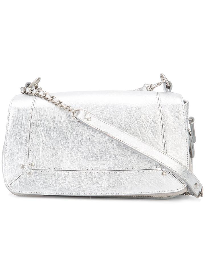 Jérôme Dreyfuss Bobi Shoulder Bag, Women's, Grey, Goat Skin