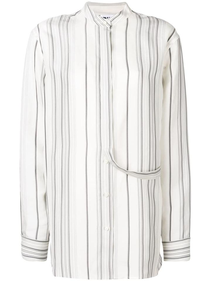 Jil Sander Giusy Striped Shirt - White