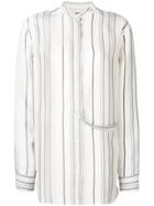 Jil Sander Giusy Striped Shirt - White