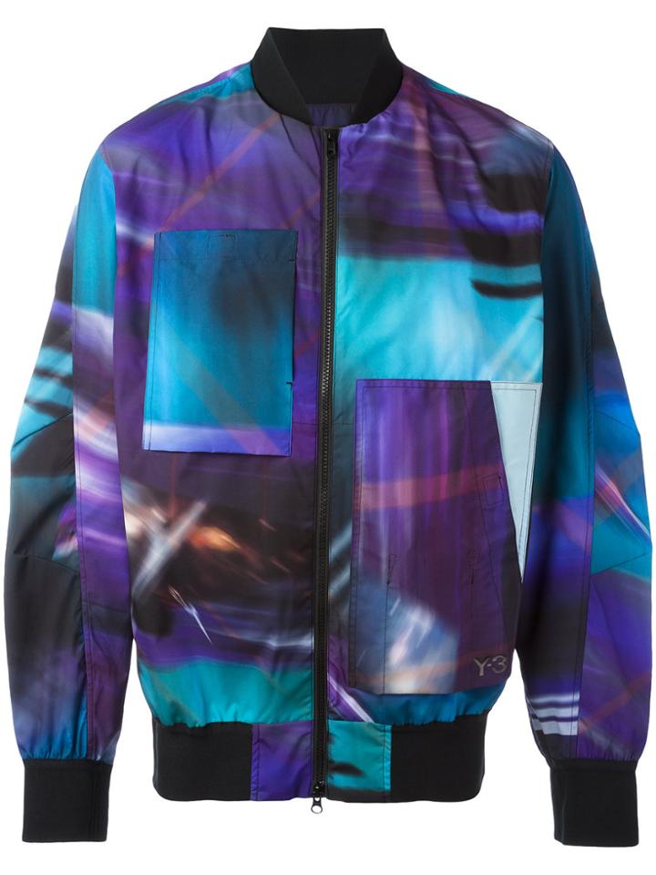 Y-3 Aop Bomber Jacket - Multicolour