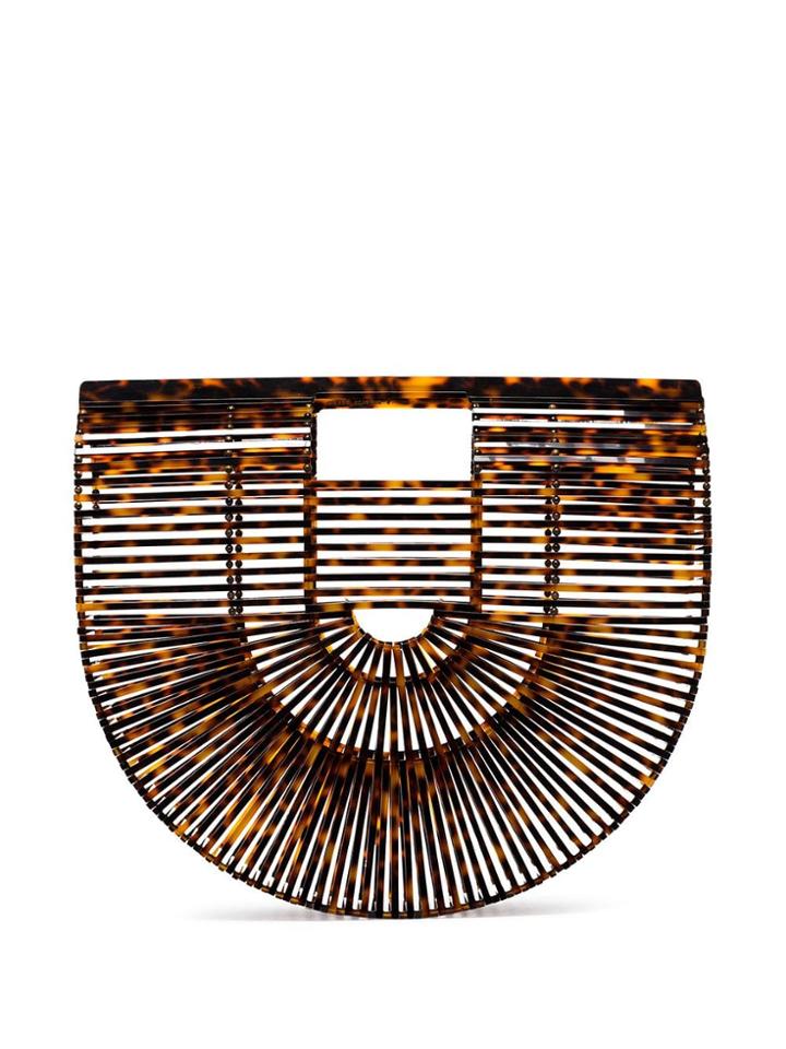 Cult Gaia Ark Tortoiseshell-effect Bag - Brown
