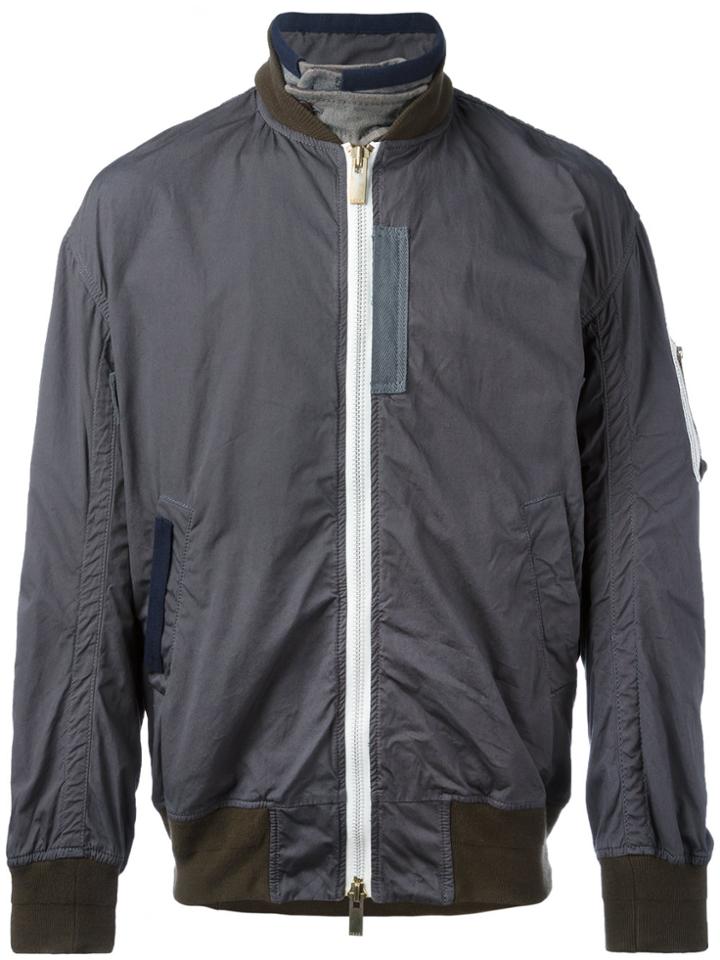 Sacai Ime & 1 World Bomber Jacket - Black