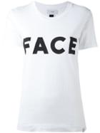 Facetasm - Face T-shirt - Women - Cotton - 1, White, Cotton