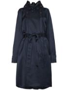 Y/project Double Breasted Trench Coat - Blue