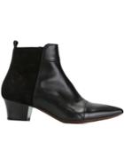 Costume National Ankle Length Boots, Women's, Size: 38, Black, Suede/leather
