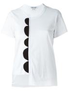 Comme Des Garçons Comme Des Garçons Bicolour T-shirt, Women's, Size: Small, White, Cotton