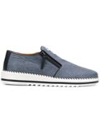 Giuseppe Zanotti Design Ron Slip-on Sneakers - Blue