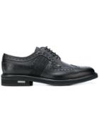Versace Greek Key Brogues - Black
