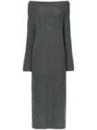 Cityshop Long Knitted Dress - Grey
