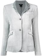 Avant Toi Fitted Blazer - Grey