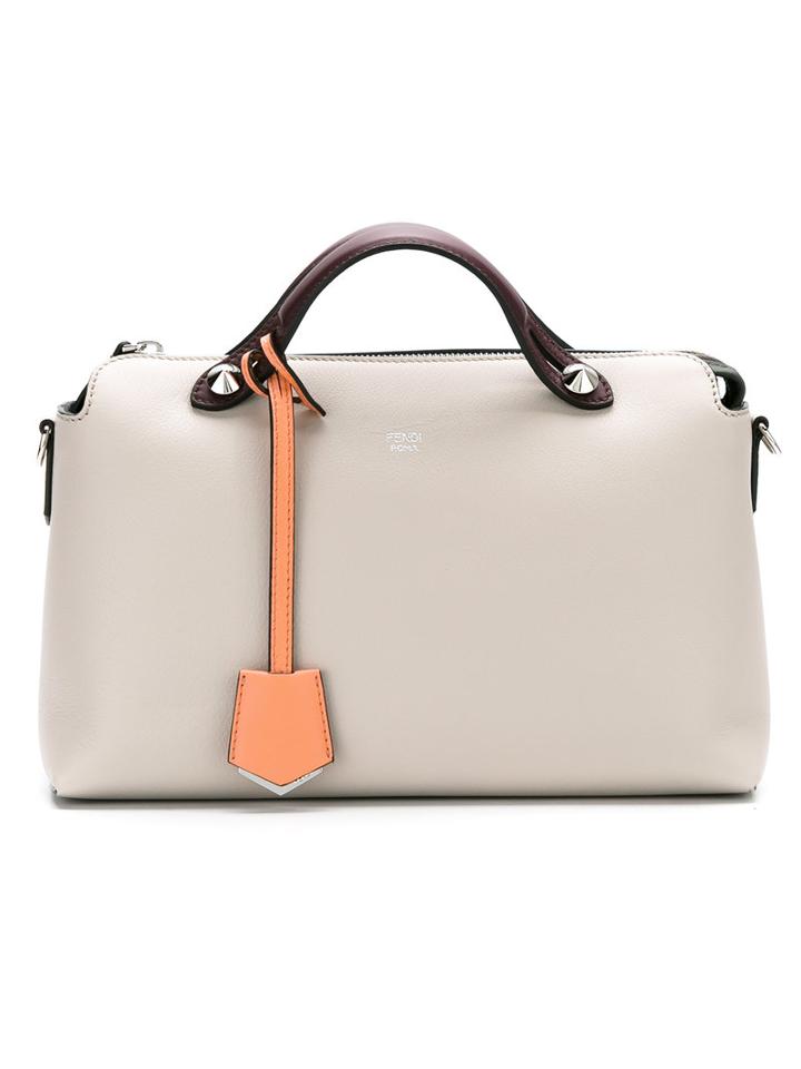 Fendi - Fendi 8bl1245qj F09pp Leather/fur/exotic Skins->calf Leather - Women - Calf Leather - One Size, Nude/neutrals, Calf Leather