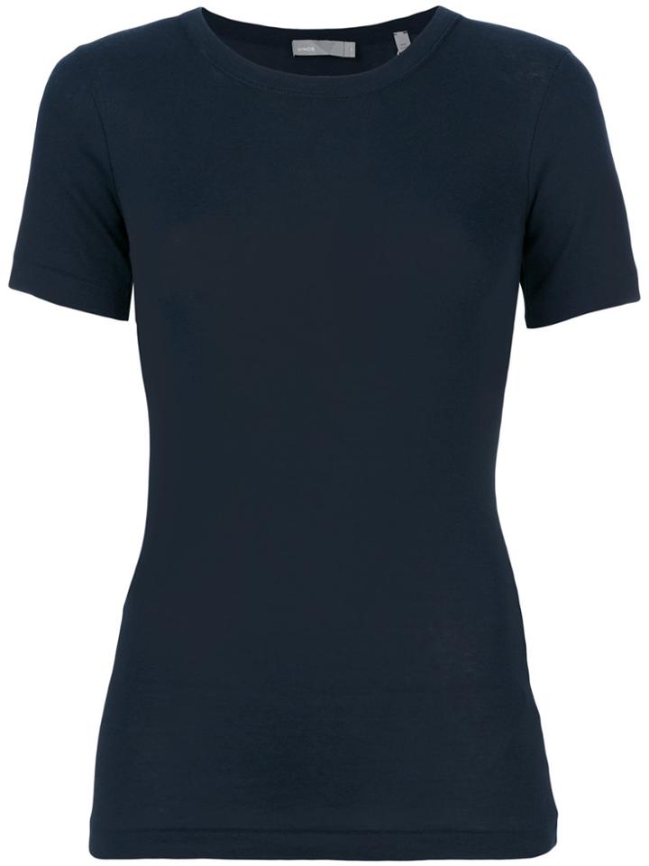 Vince Classic Fitted T-shirt - Blue