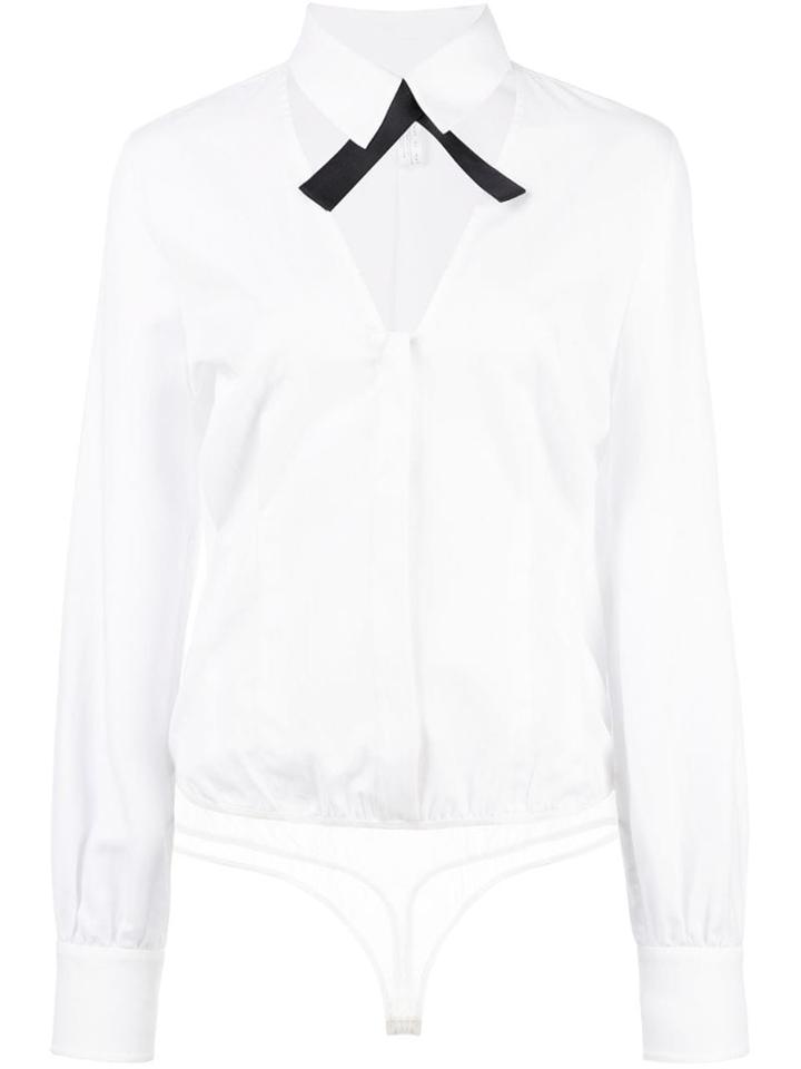 Fleur Du Mal Shirting Neck Tie Body - White