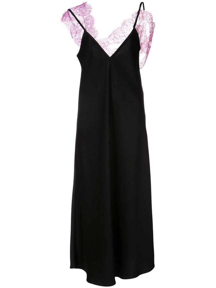 Ellery Lace Insert Dress - Black