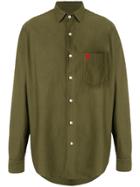 Ami Alexandre Mattiussi Ami De Coeur Summer Fit Shirt - Green