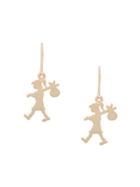 Karen Walker 9kt Gold Runaway Girl Earrings
