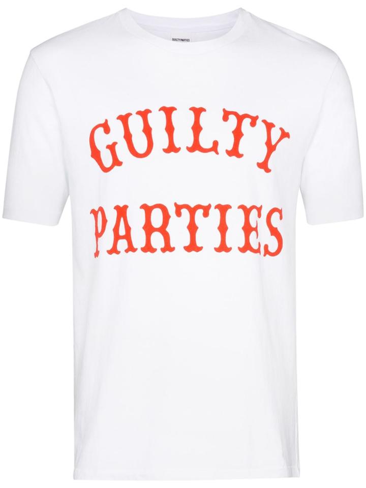 Wacko Maria Slogan Print T-shirt - White