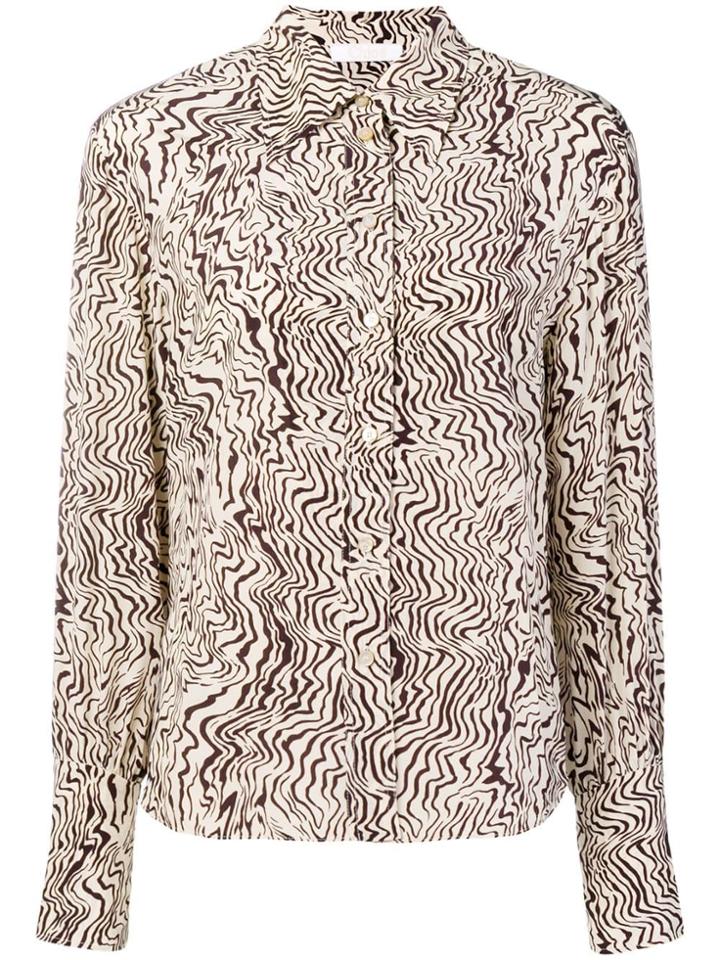 Chloé Printed Shirt - Nude & Neutrals