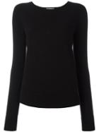 Helmut Lang Crew Neck Jumper, Women's, Size: Small, Black, Cashmere