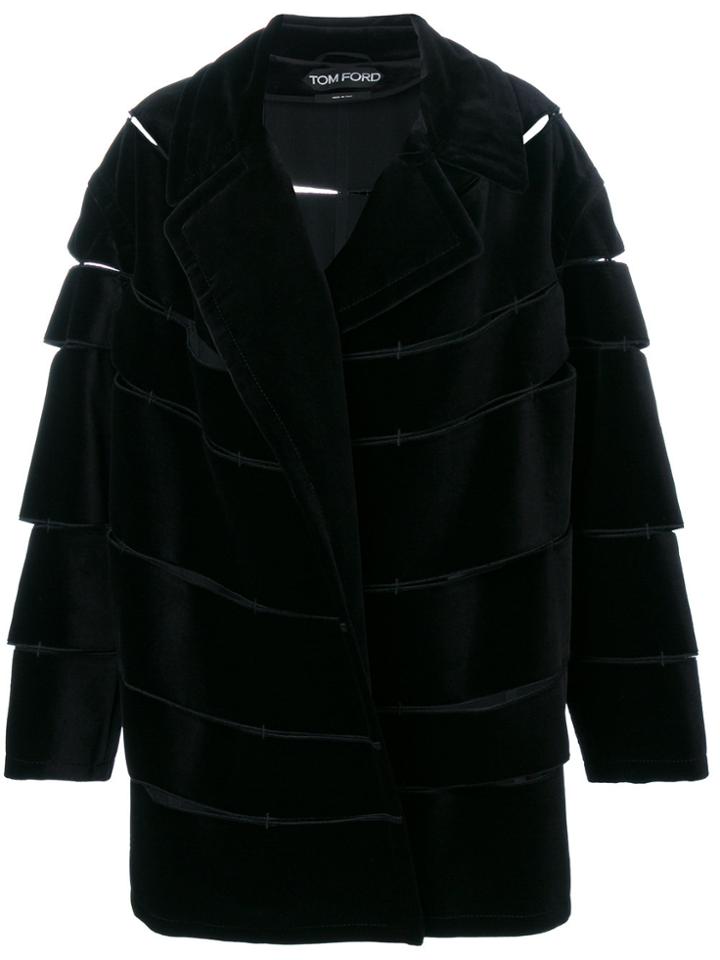 Tom Ford Oversized Layered Coat - Black
