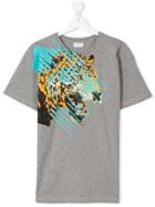 Marcelo Burlon County Of Milan Kids Tiger Print T-shirt - Grey