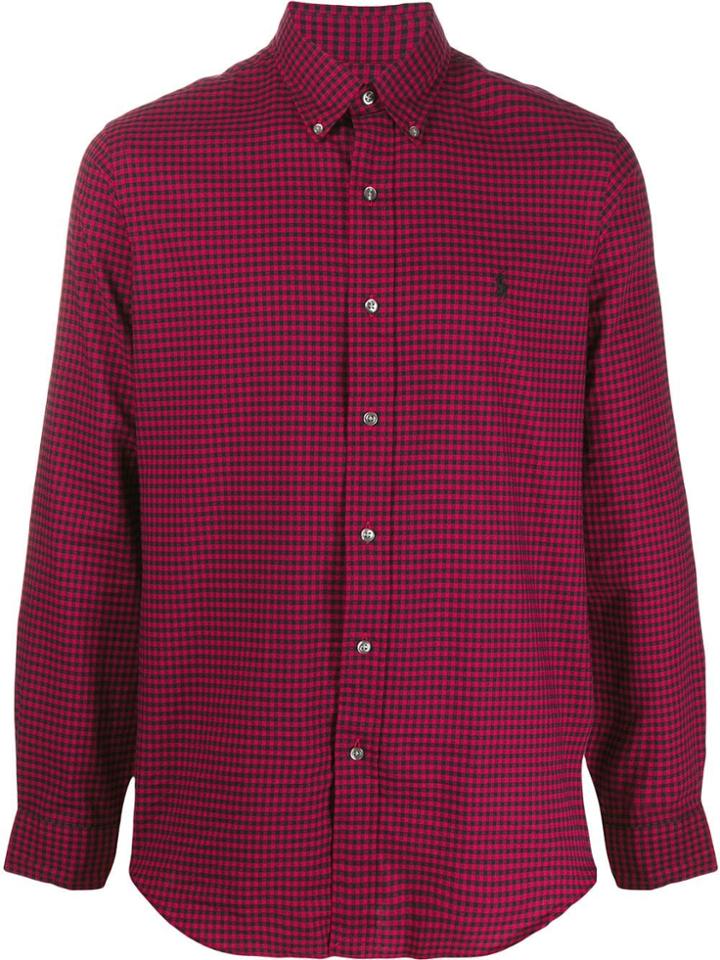 Ralph Lauren Check Print Shirt - Red