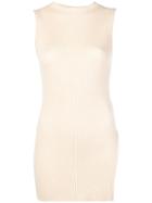 Cashmere In Love Cashmere Ribbed Vest - Nude & Neutrals