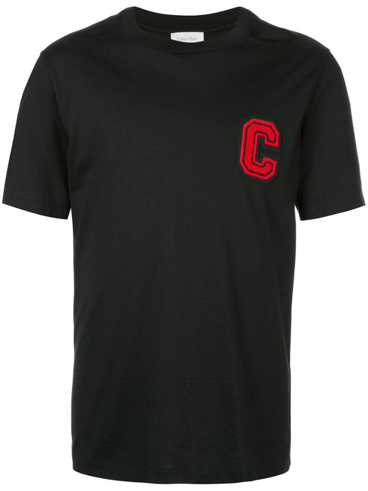 Ck Calvin Klein C Badge T-shirt - Black