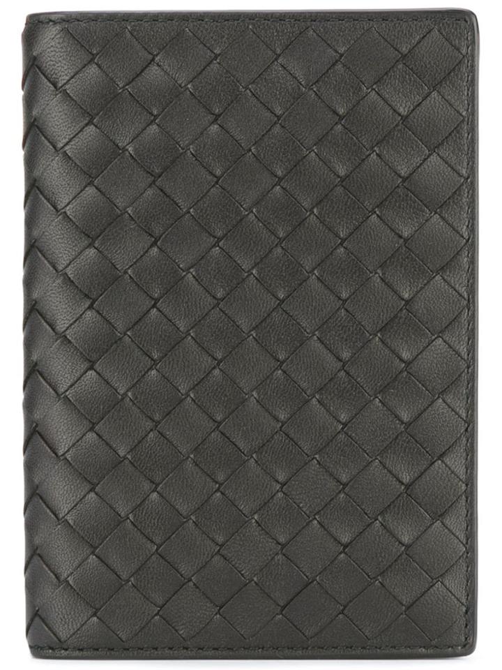 Bottega Veneta Woven Cardholder - Brown