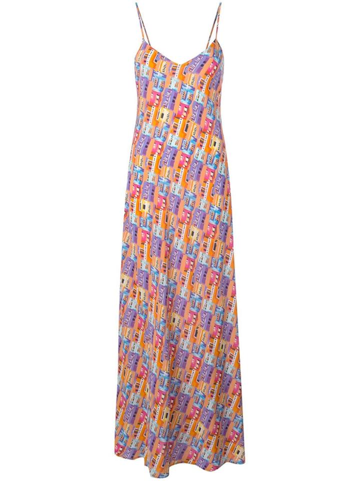 Lhd Printed Maxi Dress - Multicolour