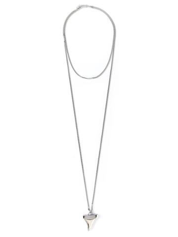 Givenchy Long Shark Tooth Necklace