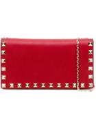 Valentino Valentino Garavani 'rockstud' Crossbody Bag - Red