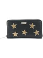 Stella Mccartney Star Embellished Wallet - Black