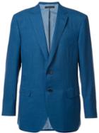 Brioni Flap Pocket Blazer, Men's, Size: 50, Blue, Wool