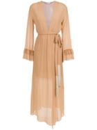 Nk Sheer Silk Dress - Nude & Neutrals