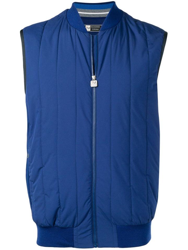 Z Zegna Techmerino&trade; Gilet - Blue
