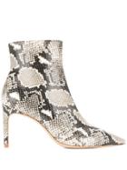 Sophia Webster Rizzo Python Print Ankle Boots - Neutrals