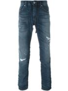 Diesel 'thavar Sp-ne 0675m' Skinny Jeans, Men's, Size: 30, Blue, Lyocell/cotton/spandex/elastane