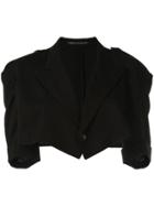 Yohji Yamamoto Short Blazer - Black